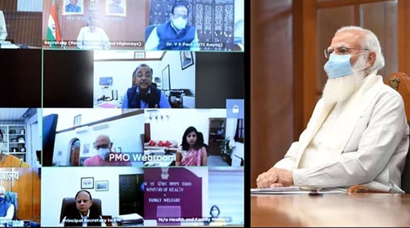 PM Modi chairs high-level Covid review meet to 'ensure rapid upgradation of health infrastructure' | Sangbad Pratidin