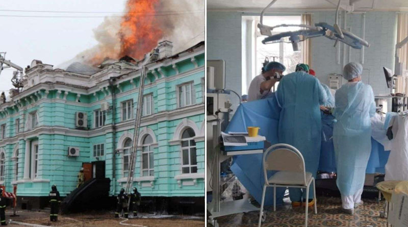 Russian doctors complete open-heart surgery as tsarist-era hospital burns | Sangbad Pratidin