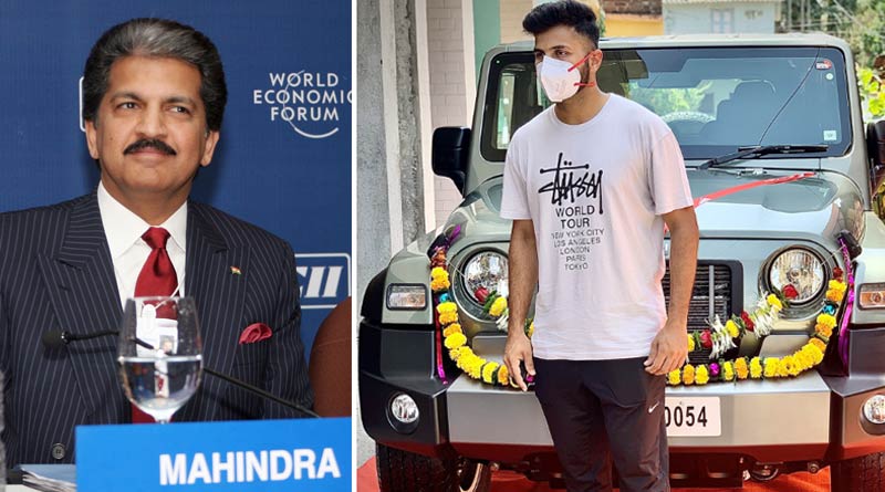 Shardul Thakur posts heartfelt message to Anand Mahindra for gifting Mahindra Thar | Sangbad Pratidin