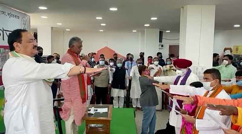 WB Election: Elected BJP candidates take oath to uproot political violence from West Bengal । Sangbad Pratidin