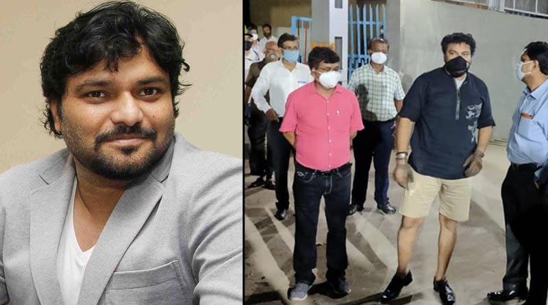 Babul Supriyo 'inaugurates railway subway' wearing half-pant, sparks row | Sangbad Pratidin