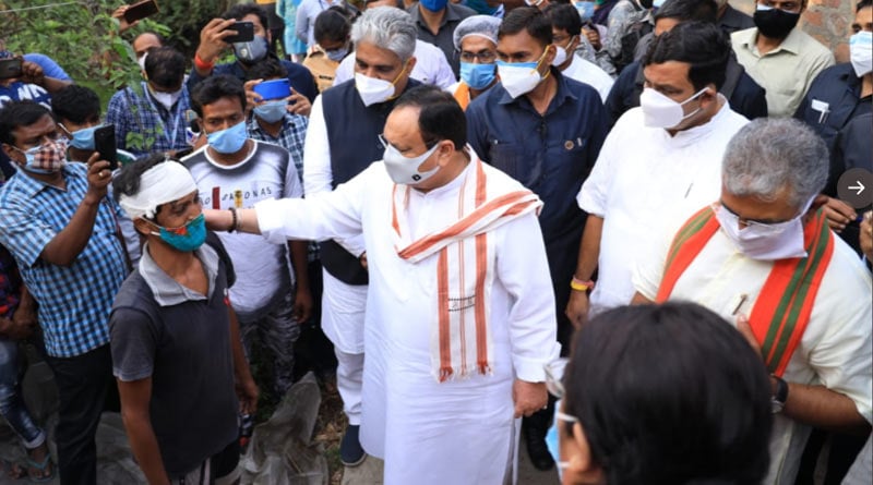 JP Nadda will attend dharna by BJP at the day of taking oath of Mamata Banerjee | Sangbad Pratidin