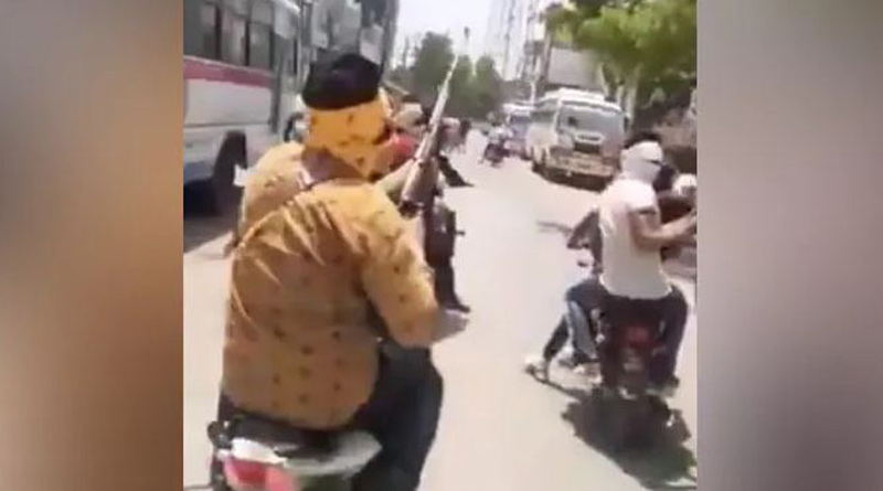 Bikers ride through Madhya Pradesh town, firing indiscriminately | Sangbad Pratidin