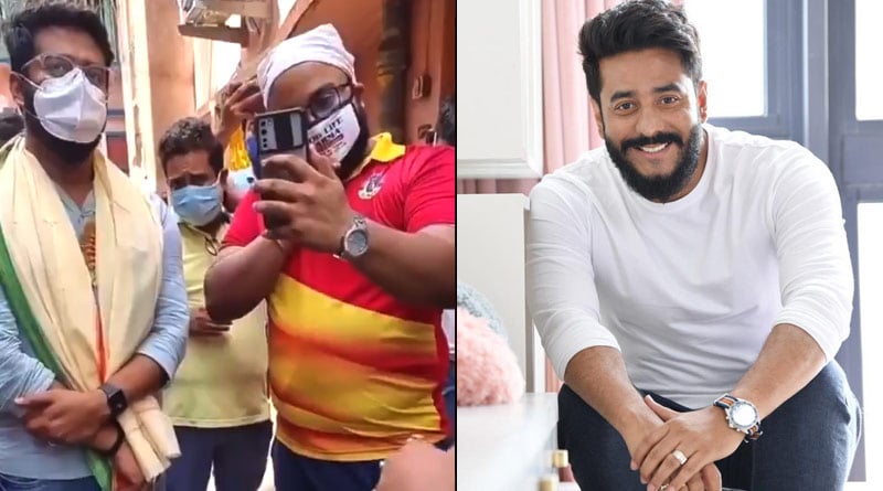 TMC MLA Raj Chakraborty meets the youth who trolled him through Social Media | Sangbad Pratidin
