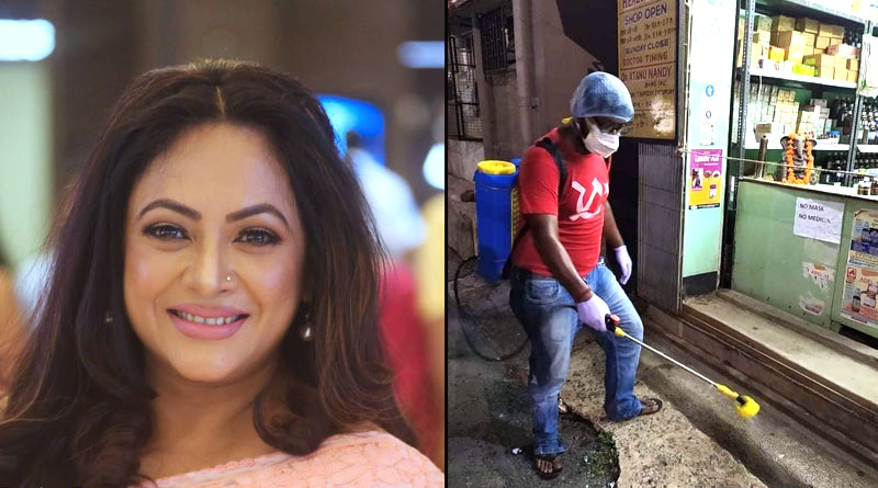 Sreelekha Mitra Posted video about Red Volunteers in her Youtube Channel | Sangbad Pratidin