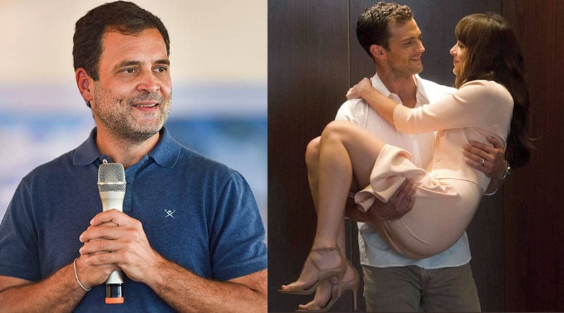 People thought it's Rahul Gandhi's Girlfriend after discovering this Still From 'Fifty Shades Of Grey' | Sangbad Pratidin
