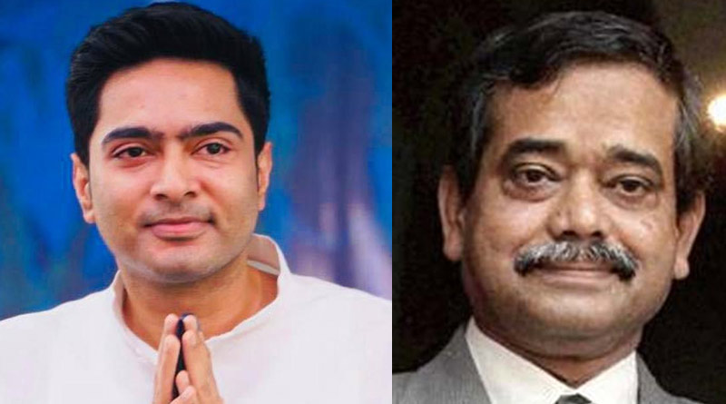 Former Congress MP Abhijeet Mukherjee met TMC all India president Abhishek Banerjee on Monday | Sangbad Pratidin