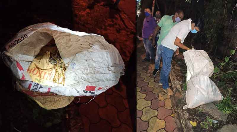 Crude bomb recovers near BJP's Hastings office । Sangbad Pratidin