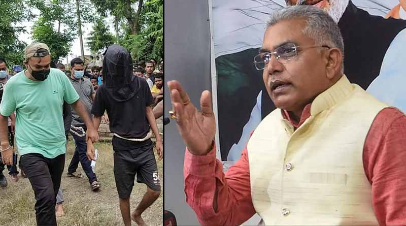 BJP state president Dilip Ghosh slams Bengal government over Maldah murder case ।Sangbad Pratidin