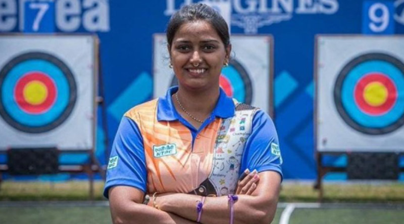 Gold medal hat-trick for Deepika Kumari at Paris Archery World Cup | Sangbad Pratidin