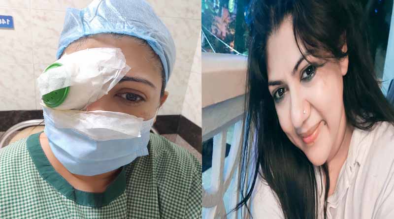 Bengali Singer Parama Banerjee suffering from eye problem | Sangbad Pratidin