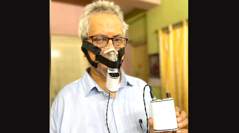 Kolkata scientist Dr Ramendra Lal Mukherjee invents special Pocket Ventilator for Covid-19 patients | Sangbad Pratdin