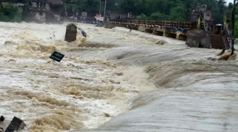 Water level hike in Bankura's many river ।Sangbad Pratidin