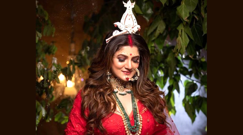 Srabanti Chatterjee trolled after posting picture in Wedding outfit on social media | Sangbad Pratidin