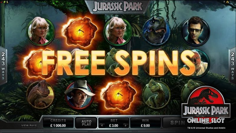 Jurassic Park slot game by Microgaming