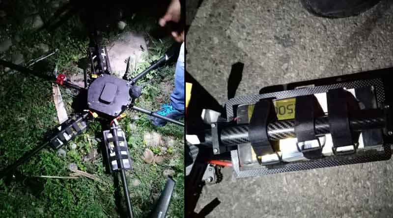 Jammu and Kashmir Police shoots down drone । Sangbad Pratidin