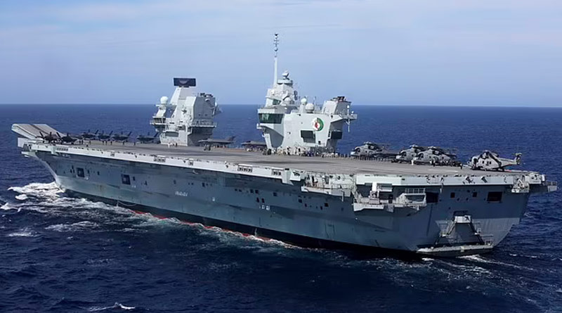Covid outbreak hits British Navy flotilla including 'at least 100 HMS Queen Elizabeth | Sangbad Pratidin