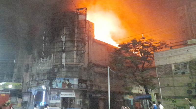 Fire at Jaya Cinema Hall at Lake Town for the second day sparks panic | Sangbad Pratidin