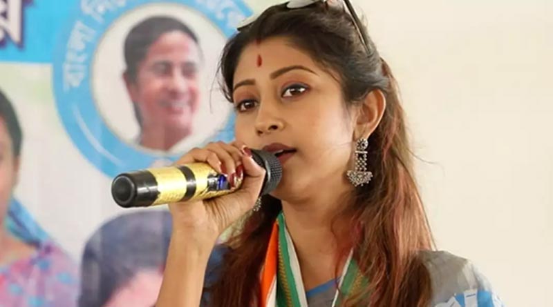 TMC MLA Lovely Maitra lodged a complain in Sonarpur polce station over massive fire broke out in her programme's stage ।Sangbad Pratidin