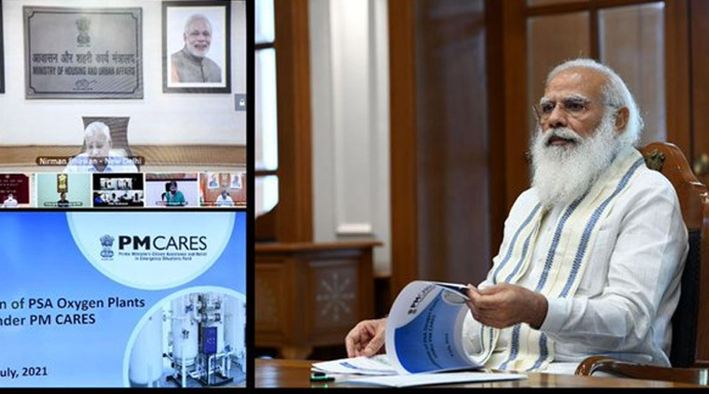 Prime Minister Narendra Modi today reviewed the progress of augmentation and availability of oxygen | Sangbad Pratidin