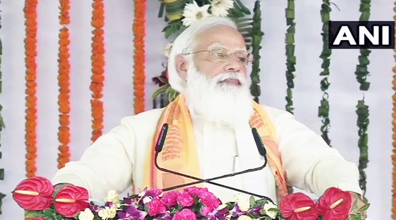 PM Narendra Modi praises Uttara Pradesh CM Yogi Adityanath by saying UP's handling of 2nd Covid wave unparalleled | Sangbad Pratidin