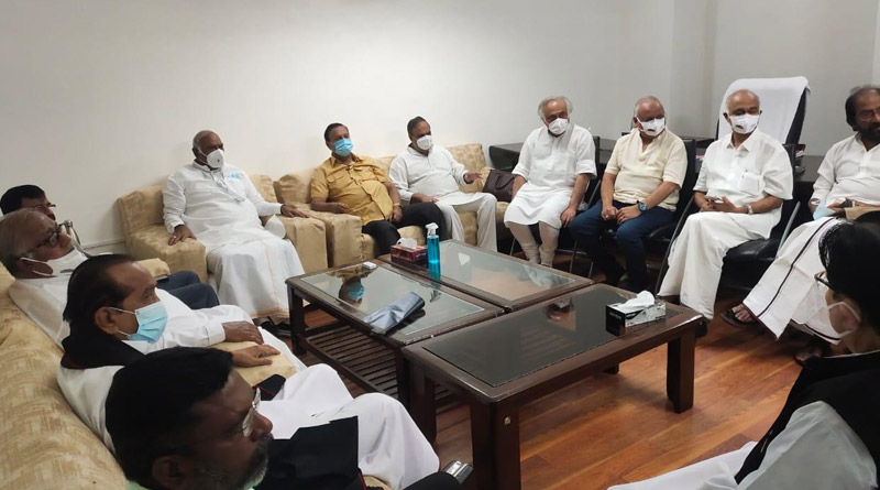 Opposition parties held a meeting at LoP office in Parliament House, TMC also joined | Sangbad Pratidin