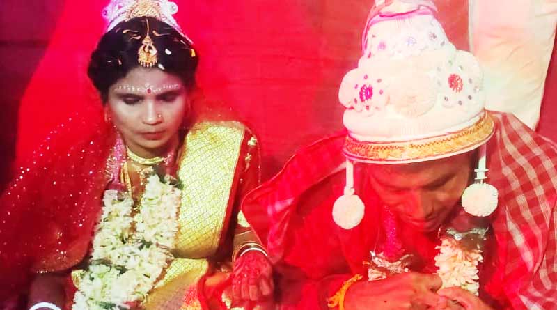 A blind couple got married in siliguri | Sangbad Pratidin