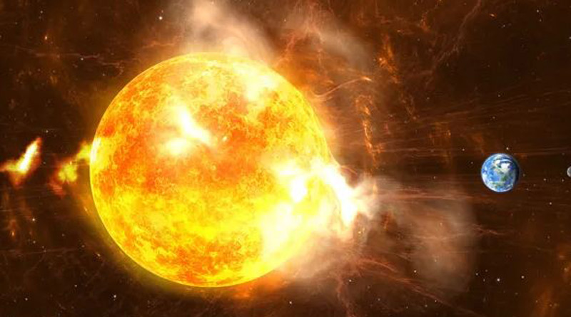 Geomagnetic solar storm to hit Earth at speed of more than 20 lakhs km/hour on Thursday | Sangbad Pratidin