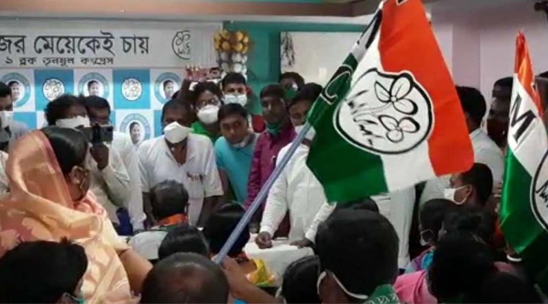 Many BJP worker joins TMC in Nandigram ।Sangbad Pratidin