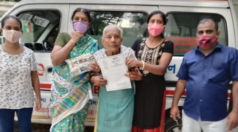Mumbai NGO helped old woman to reach her home safe | Sangbad Pratidin