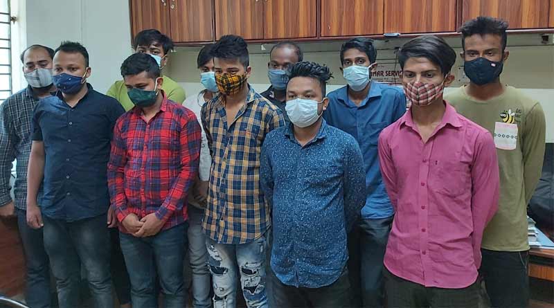 Tweleve fraudster arrested from Bidhannagar । Sangbad Pratidin