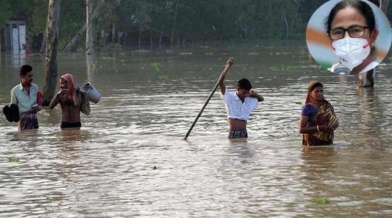 Mamata Banerjee worried about the flood situation of South Bengal । Sangbad Pratidin