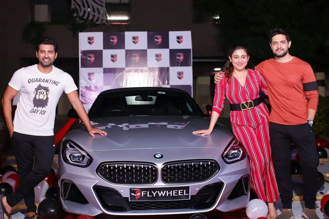 Ankush Hazra and Oindrila Sen's new BMW 