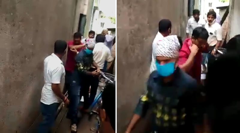 Viral Video: 2 BJP leader beaten up by mob in Mathurapur, West Bengal