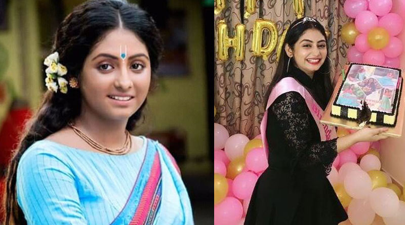 Bengali Actress Tiyasha Roy aka shayma from Krishnakoli's birthday celebration | Sangbad Pratidin