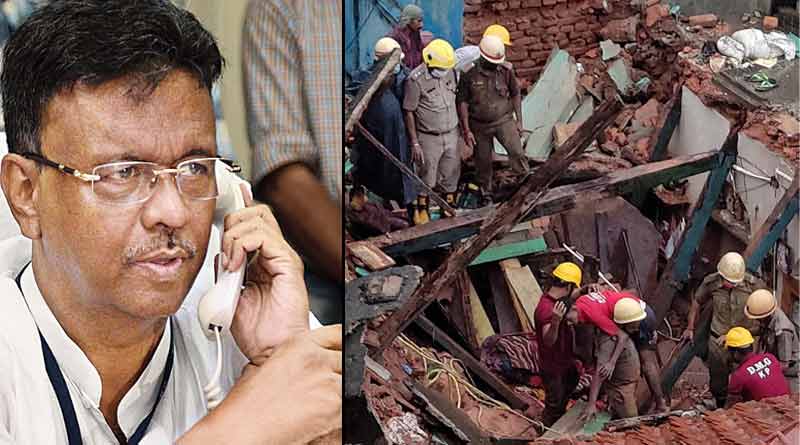 Firhad Hakim opens up after house crumbles in Kolkata due to heavy rain । Sangbad Pratidin