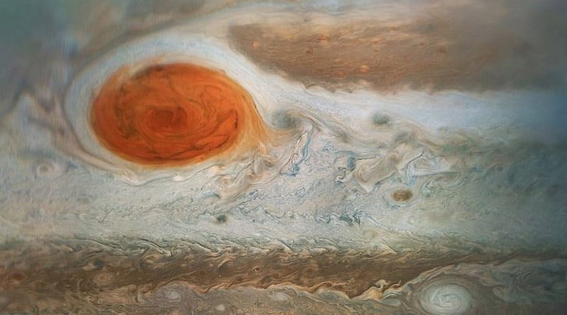 Wind speed in Jupiter's Great Red Spot speeding up। Sangbad Pratidin