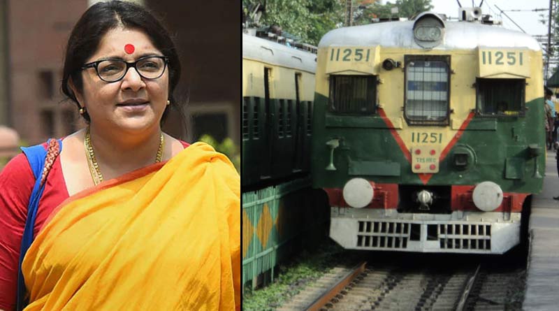 BJP MP Locket Chatterjee write a letter to Eastern Railway । Sangbad Pratidin