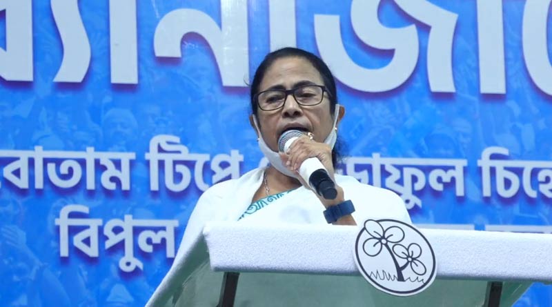 WB By-election: Mamata Banerjee attacks BJP by calling 'dancing dragon' | Sangbad Pratidin