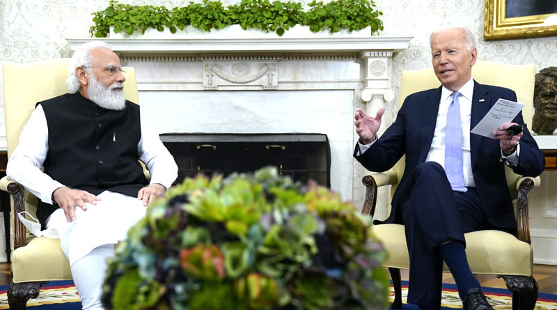 Joe Biden claims Indian press is much better behaved than the press of America | Sangbad Pratidin