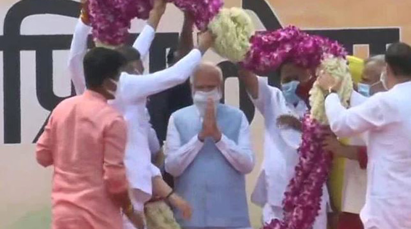 PM Modi returns to a grand welcome after 3-day US visit। Sangbad Pratidin