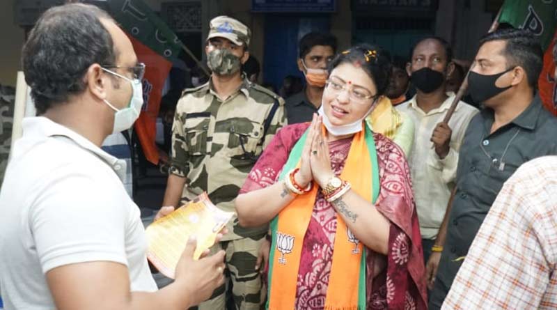 BJP candidate of Bhabanipur by election Priyanka Tibrewal slams police । Sangbad Pratidin