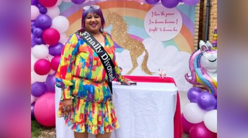 Happy woman throws her own divorce party to celebrate being free | Sangbad Pratidin