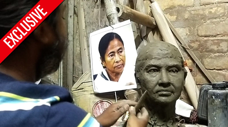 Durga Puja 2021: Another Kolkata puja depicts idol of Mamata Banerjee | Sangbad Pratidin