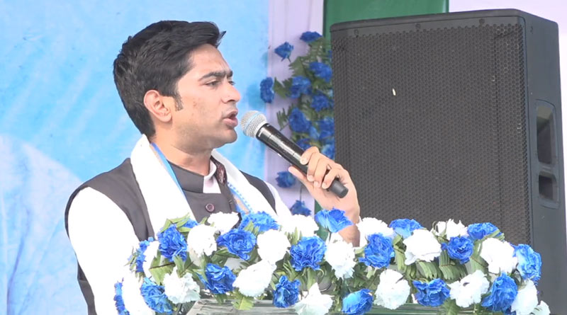 TMC MP Abhishek Banerjee slams BJP from Dinhata rally | Sangbad Pratidin