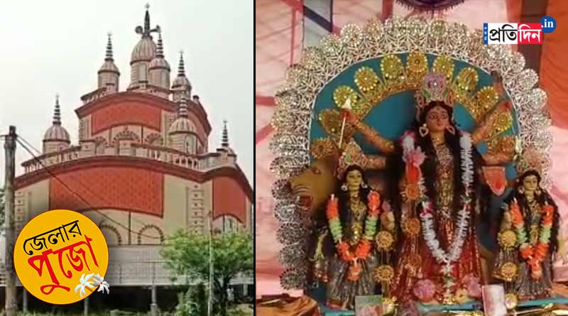 Asansol's Dhenua village celebrates Durga Puja in Mahalaya । Sangbad Pratidin