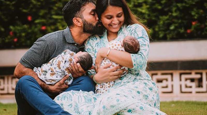 Dinesh Karthik and Dipika Pallikal Karthik blessed with two baby boys । Sangbad Pratidin