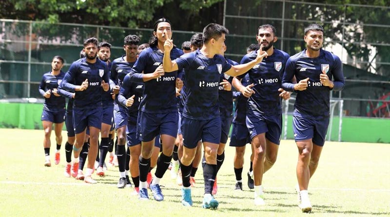 Sunil Chetry asks team to be cautious in SAFF Cup match | Sangbad Pratidin