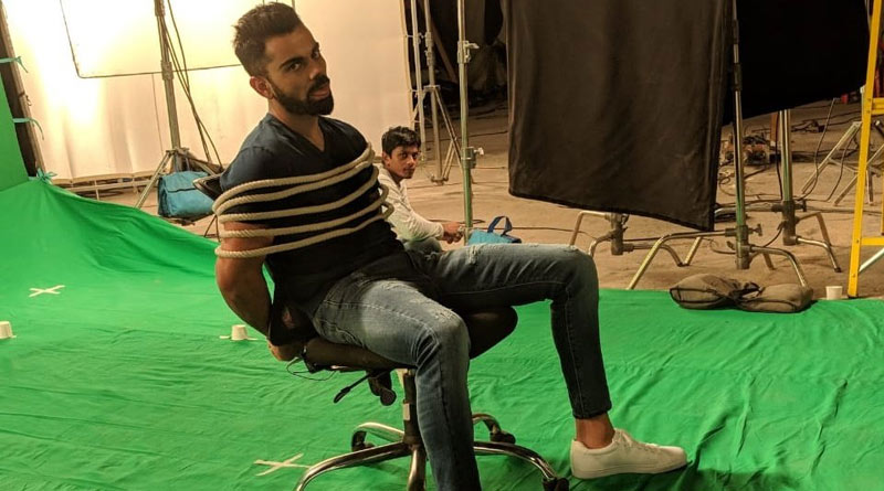 Team India skipper Virat Kohli shows 'what playing in bubbles feels like' | Sangbad Pratidin