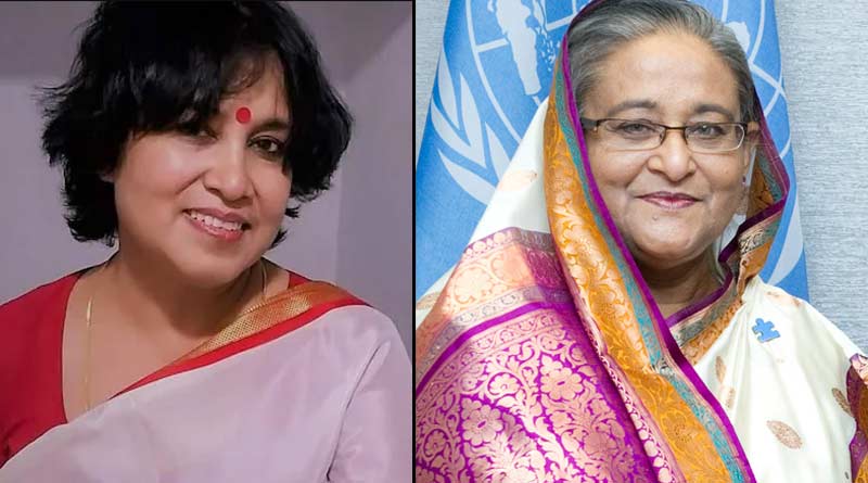 Taslima Nasreen slams Sheikh Hasina on Bangladesh violence issue । Sangbad Pratidin